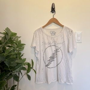 Chaser Distressed Grateful Dead Tee Size L